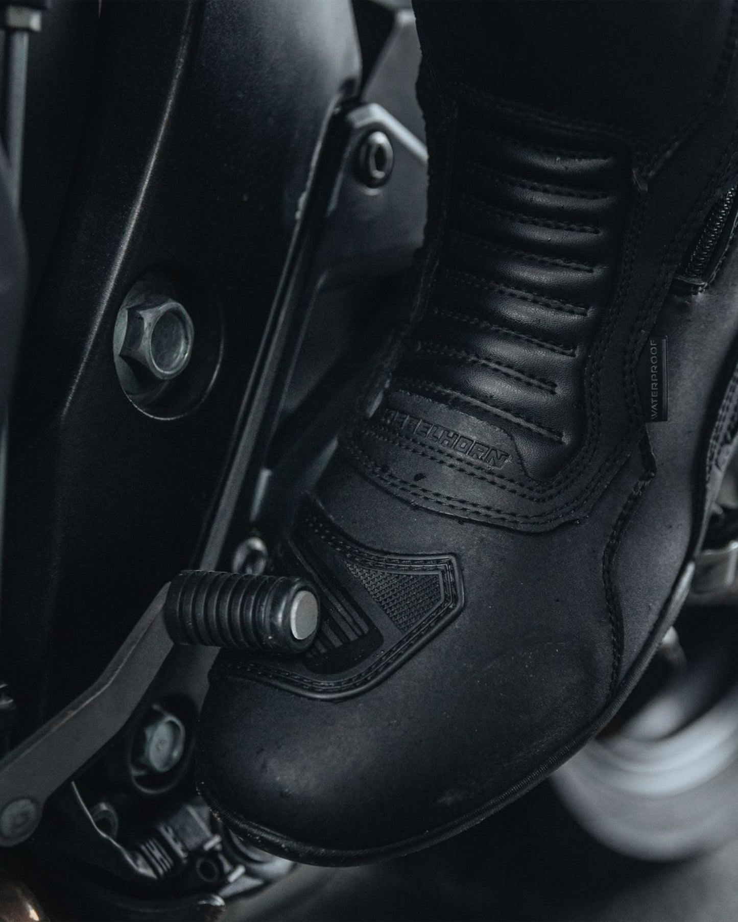Scout Motorcycle Boots Black Matt