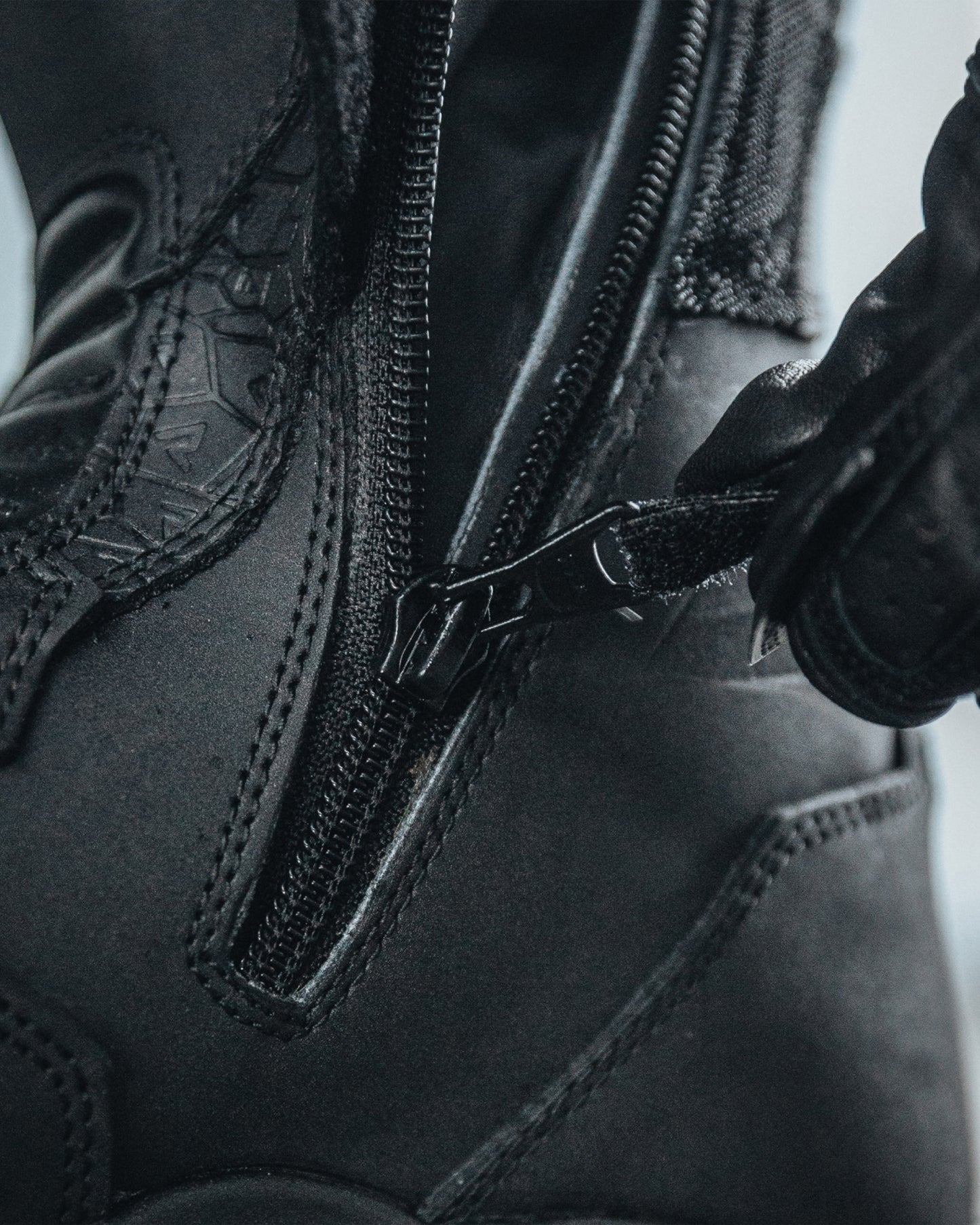 Scout Motorcycle Boots Black Matt