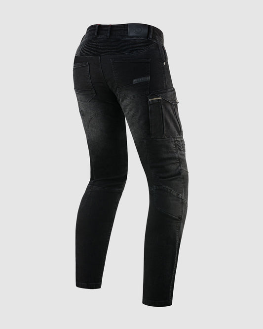 Vandal Motorcycle Jeans Black