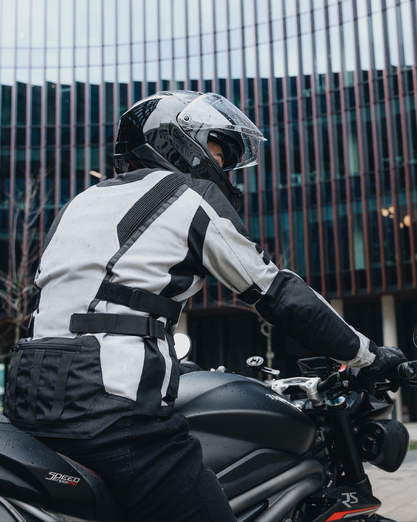 Scandal II Motorcycle Jacket Grey