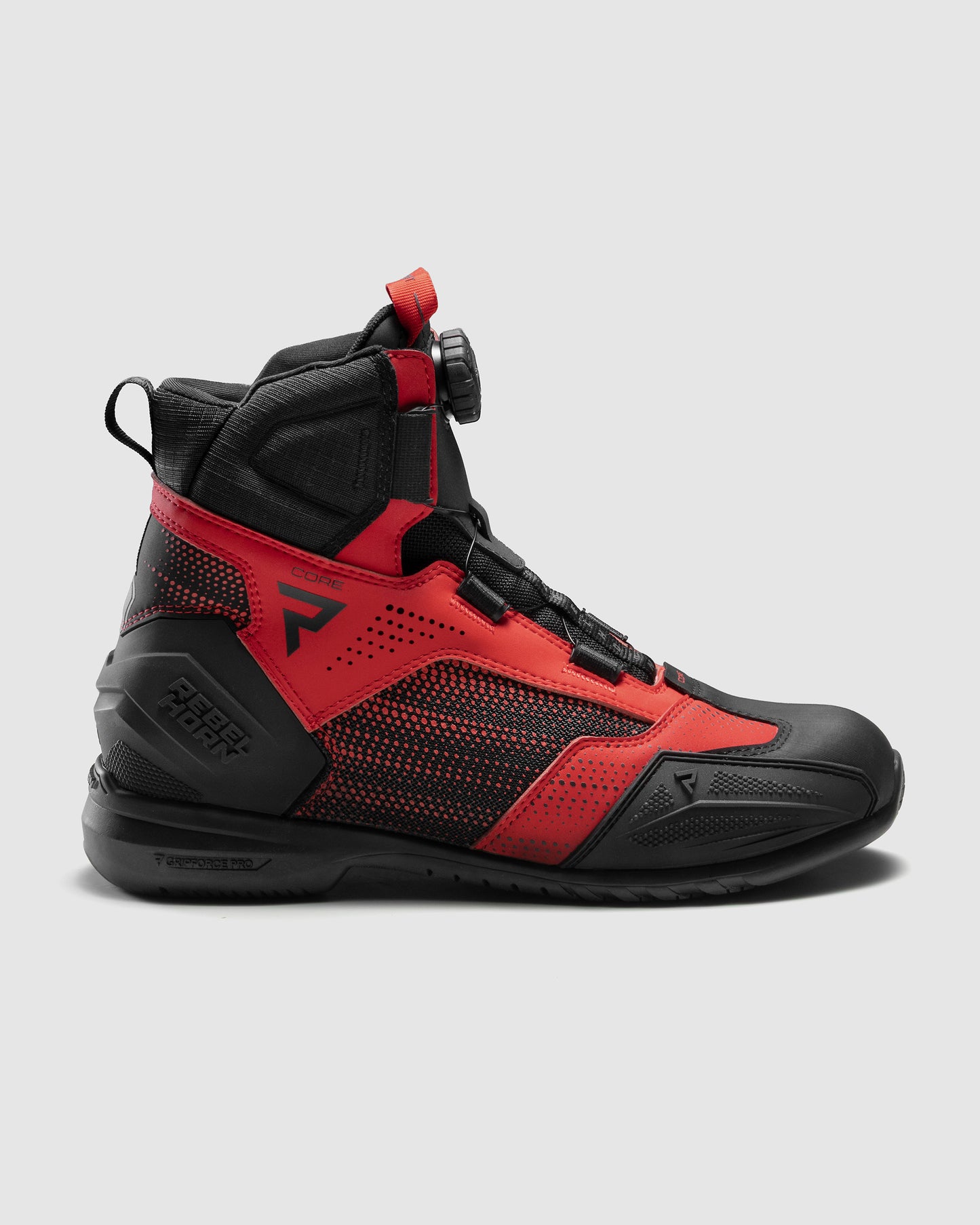 Core Motorcycle Boots Red