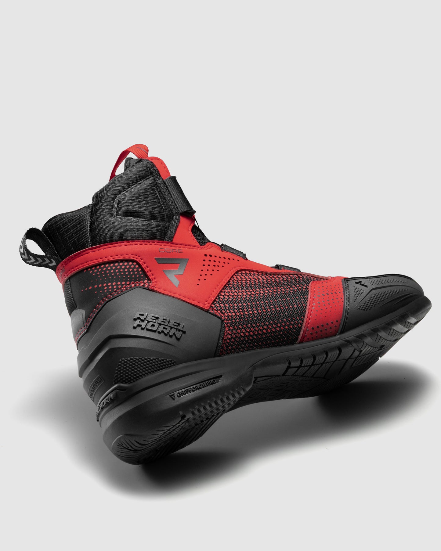 Core Motorcycle Boots Red