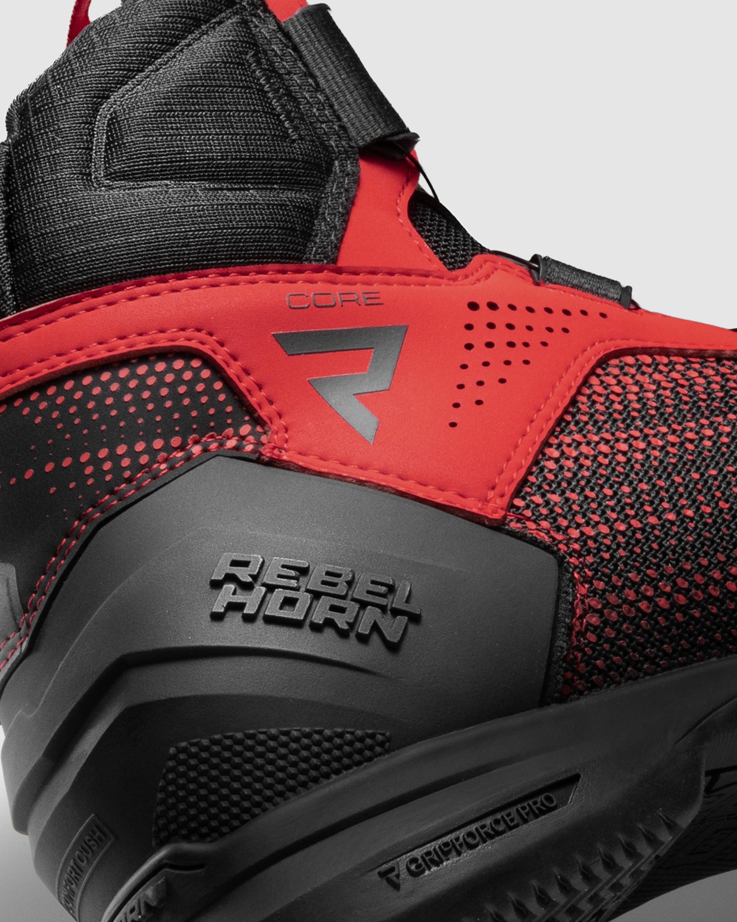 Core Motorcycle Boots Red