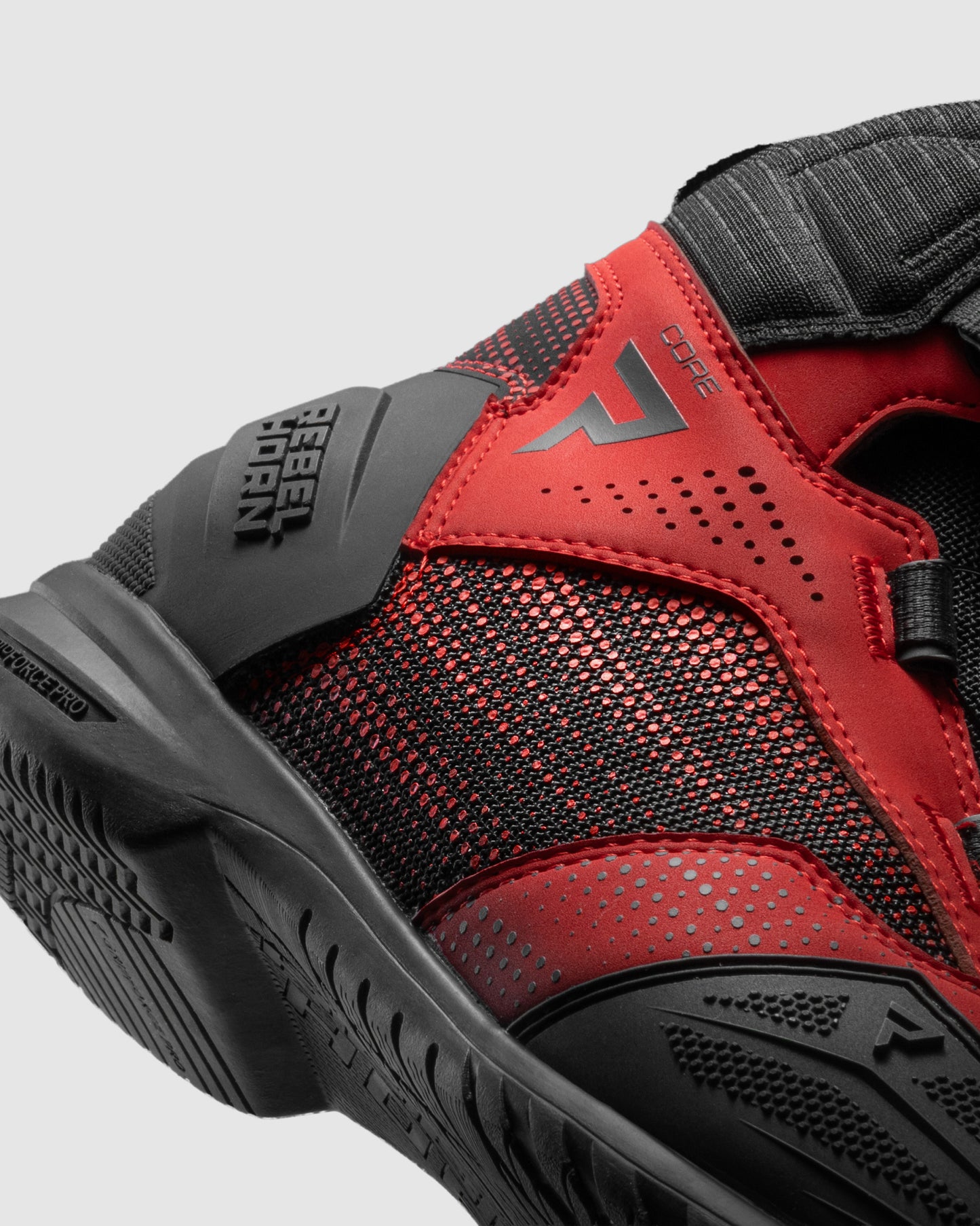 Core Motorcycle Boots Red