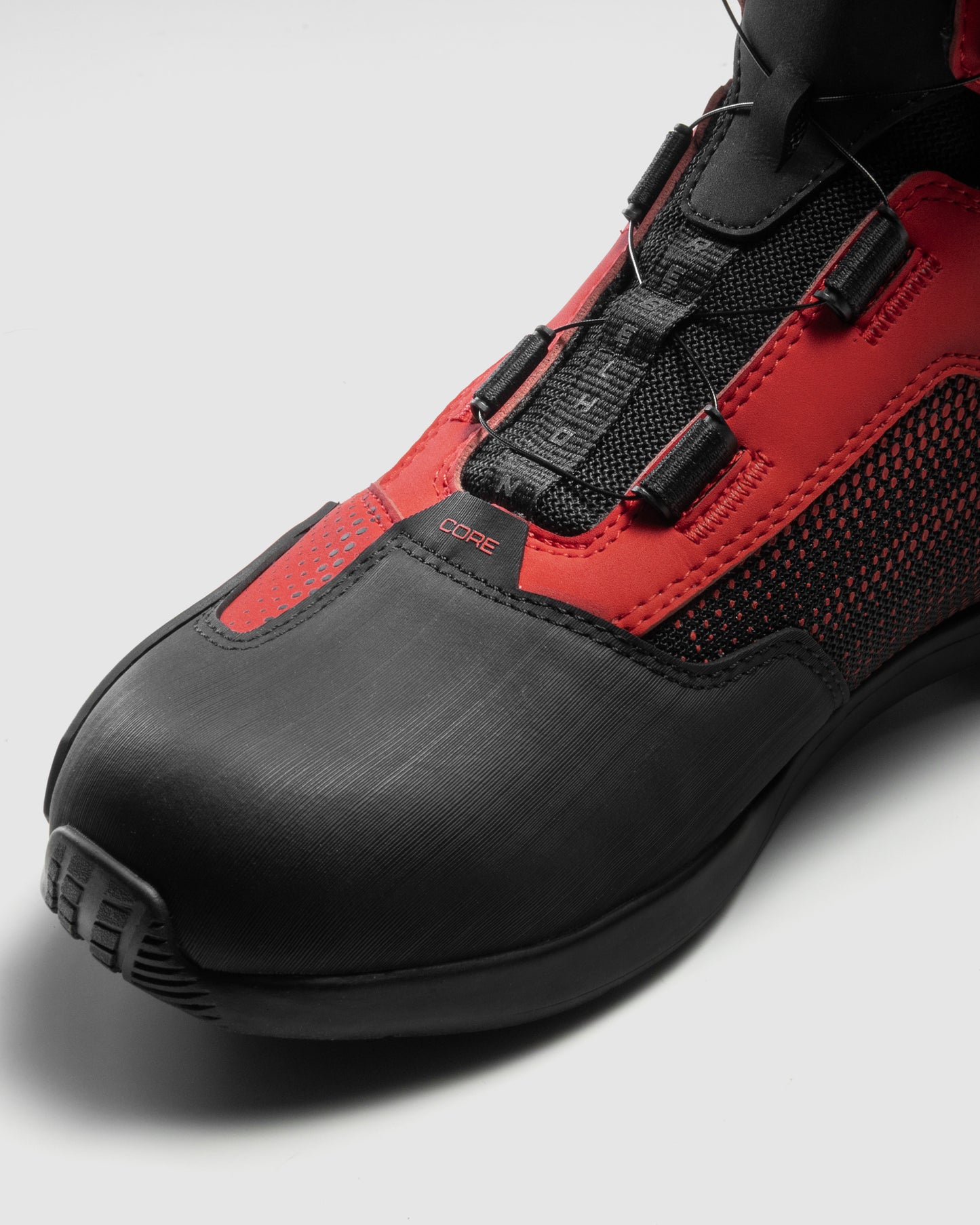 Core Motorcycle Boots Red