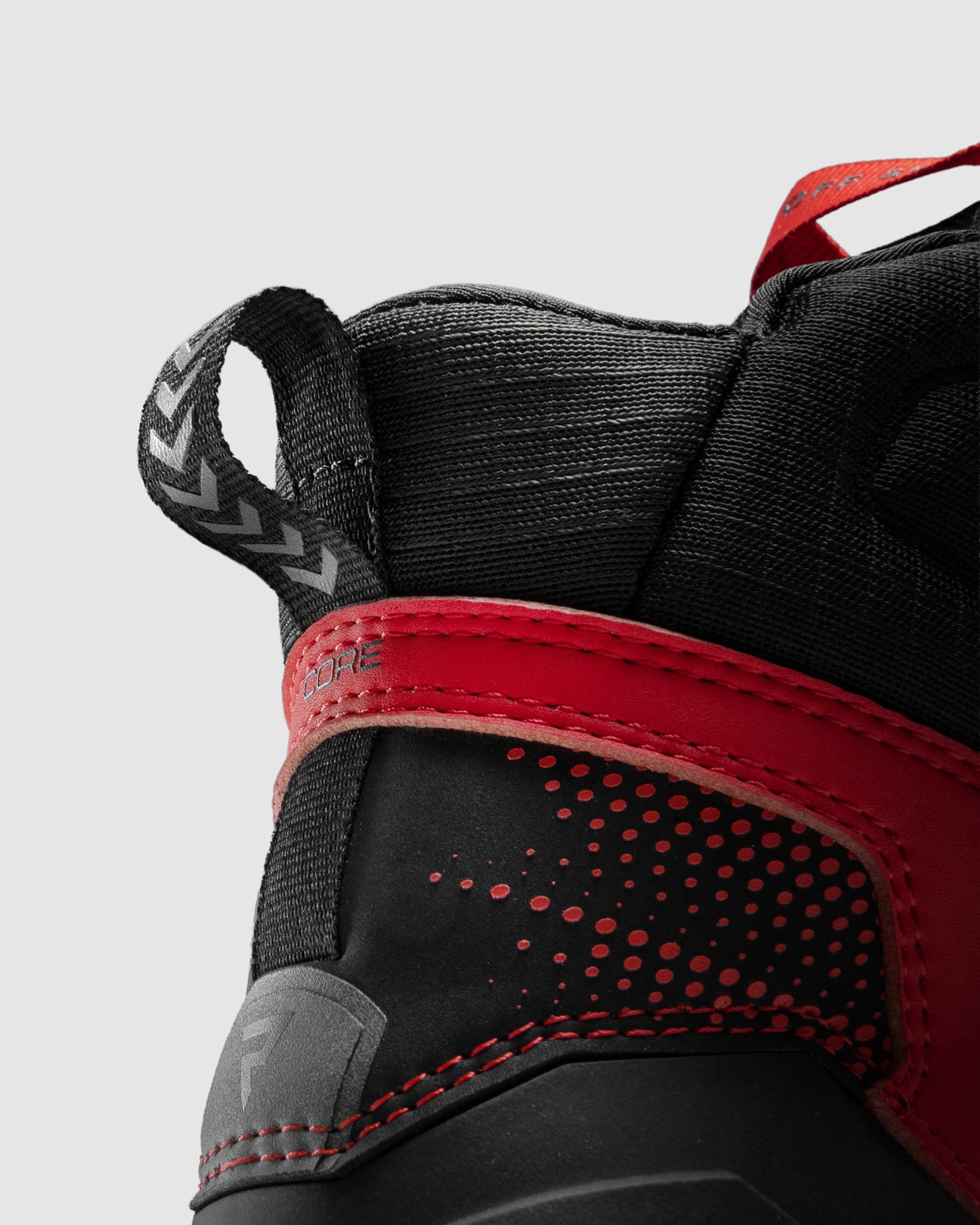 Core Motorcycle Boots Red