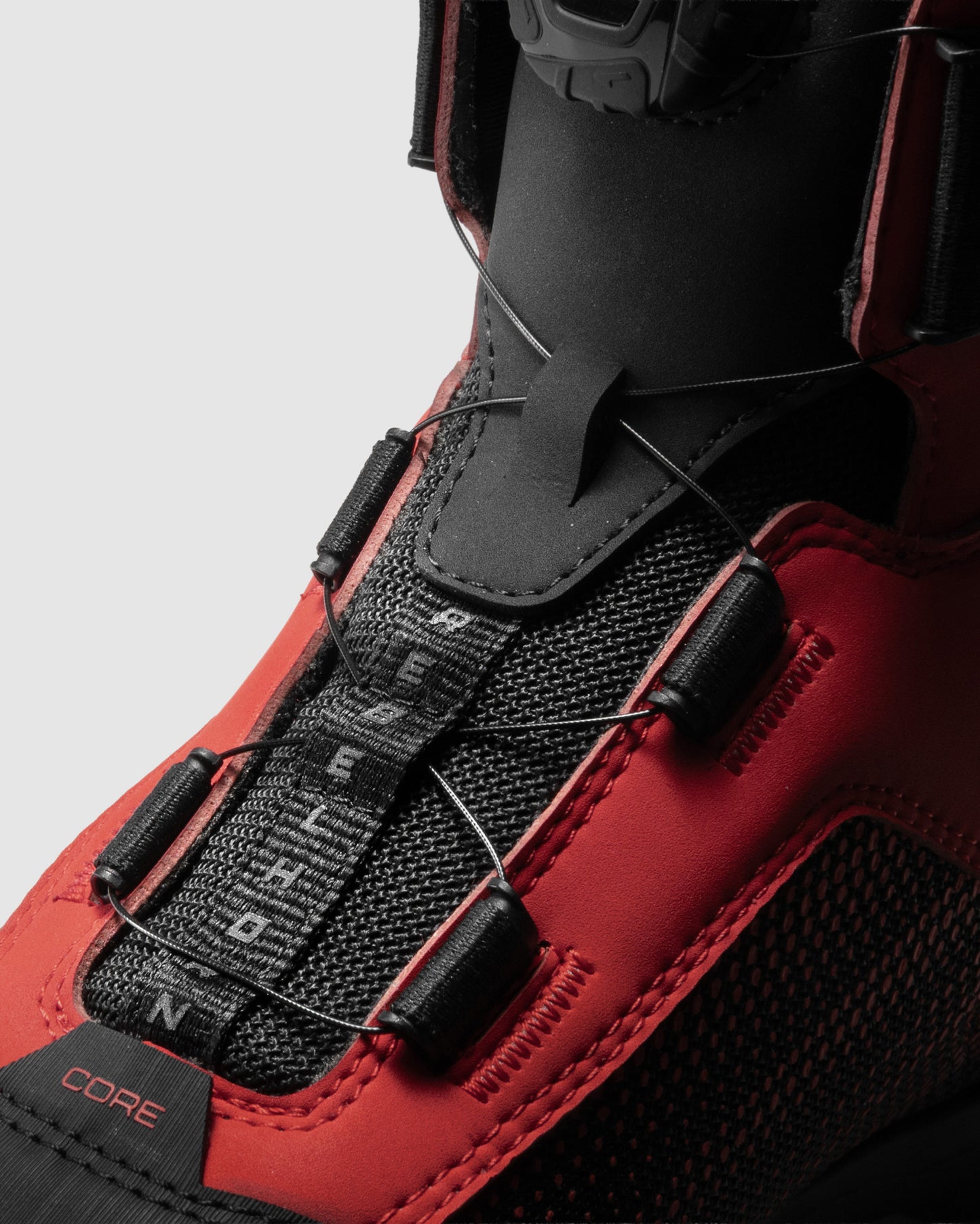 Core Motorcycle Boots Red
