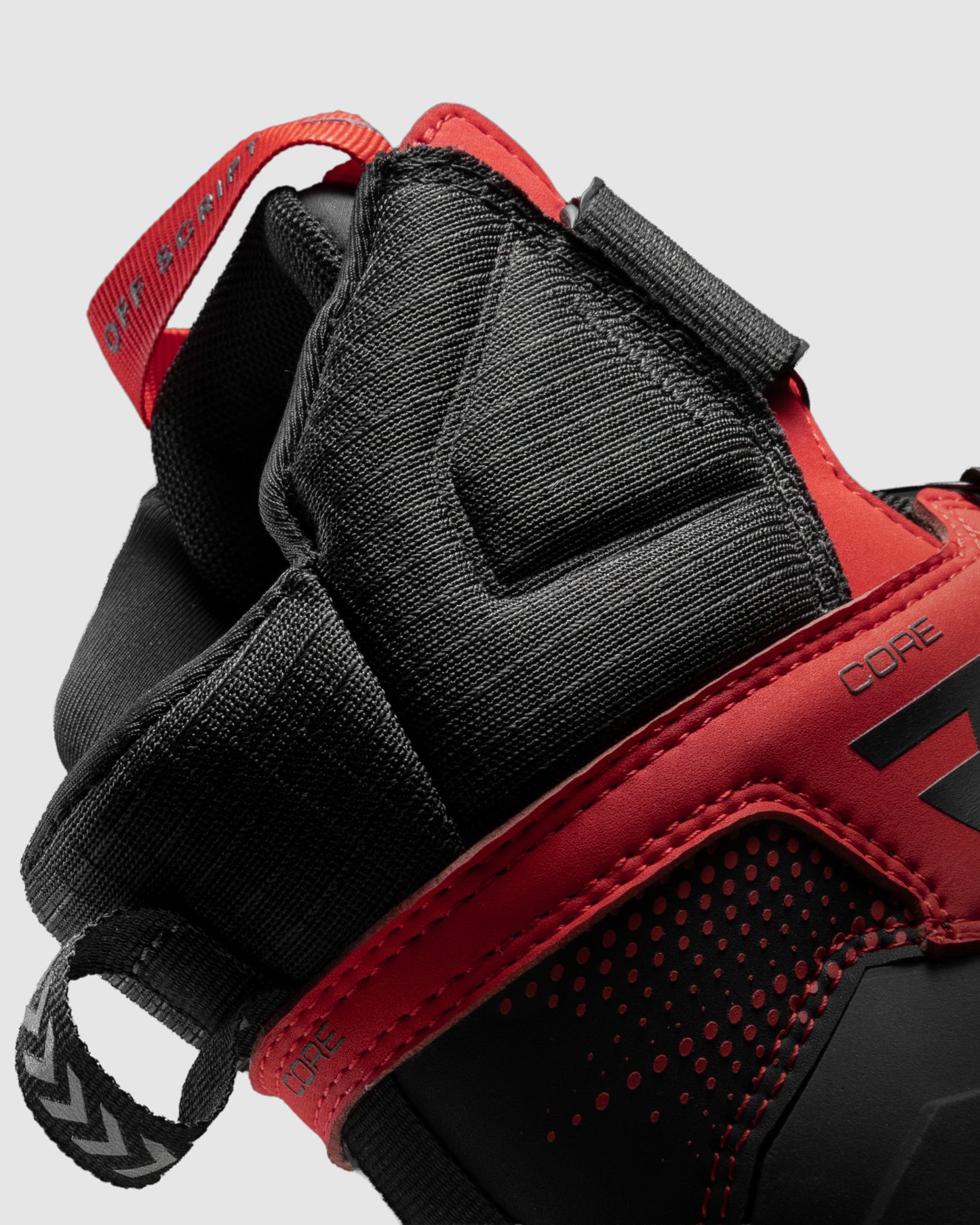 Core Motorcycle Boots Red