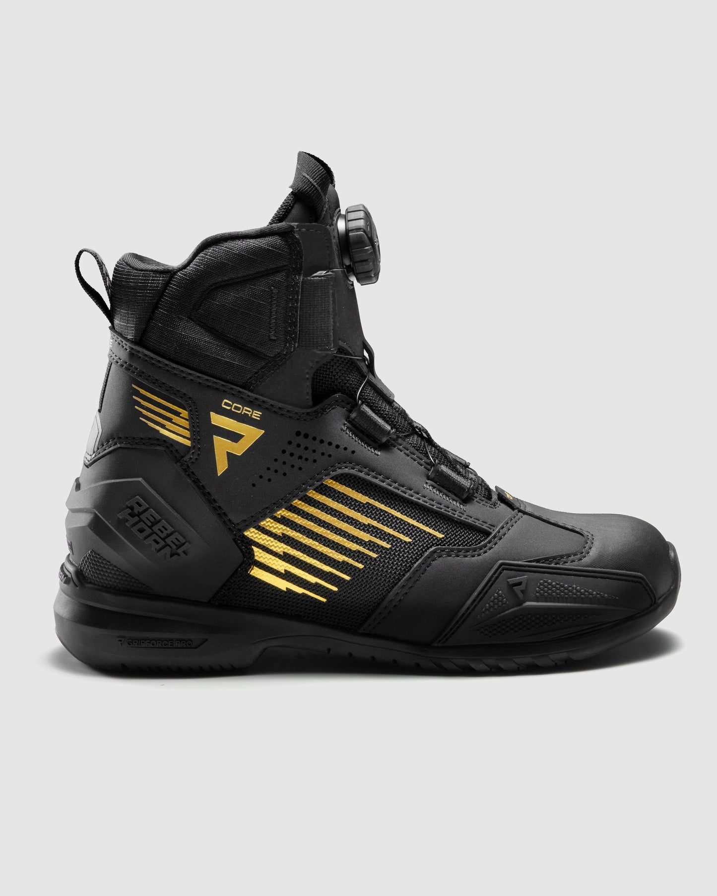 Core Motorcycle Boots Gold