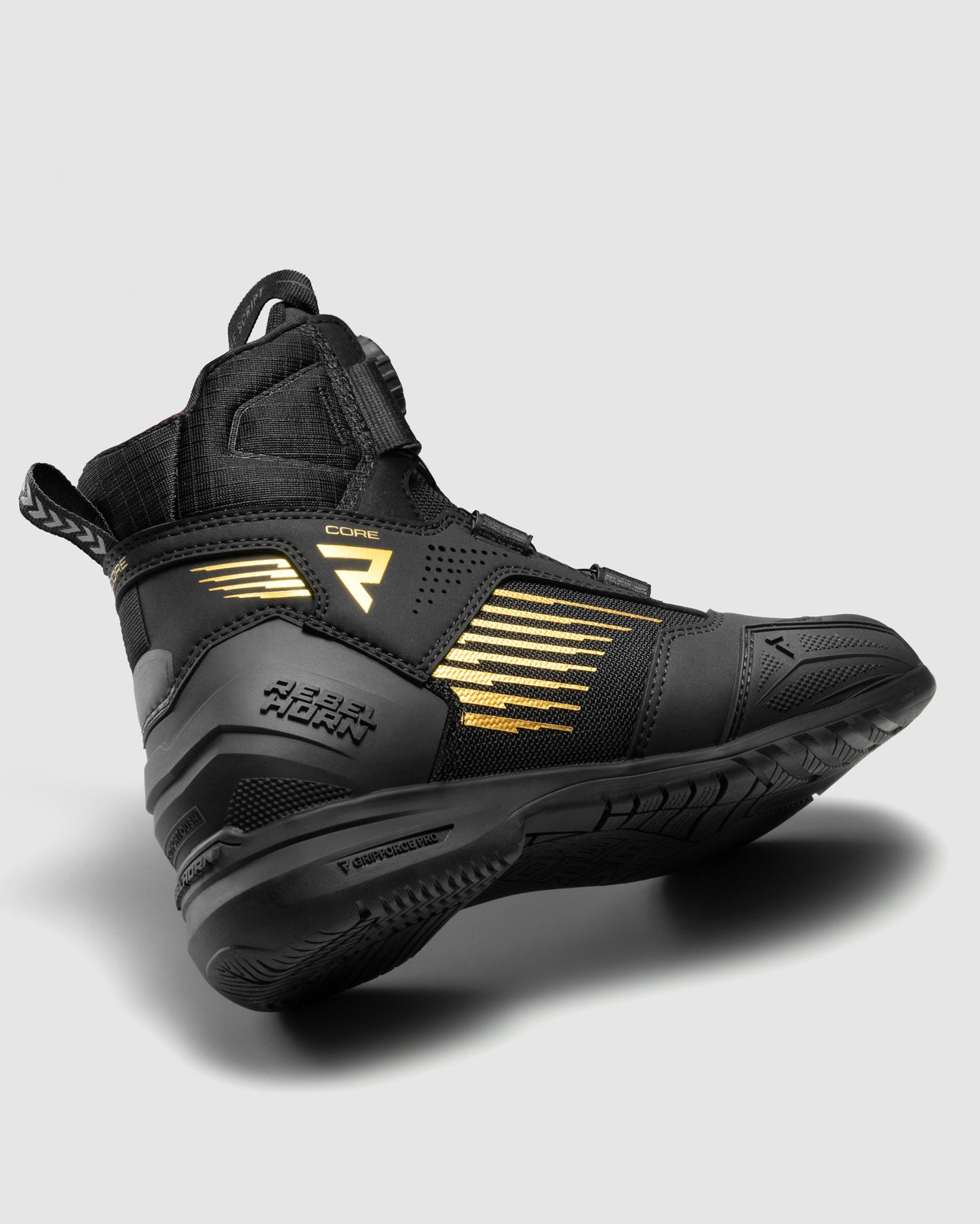 Core Motorcycle Boots Gold