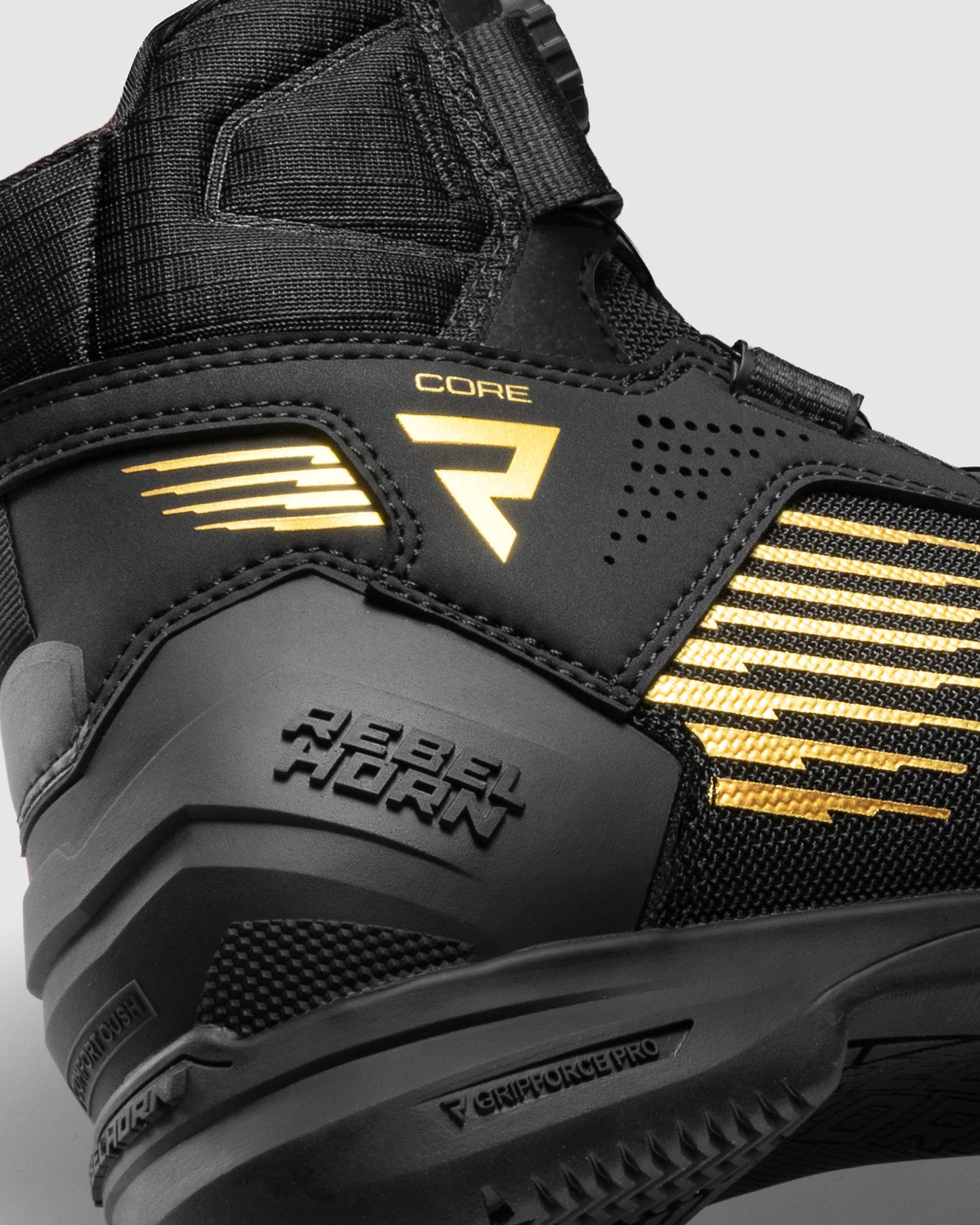 Core Motorcycle Boots Gold