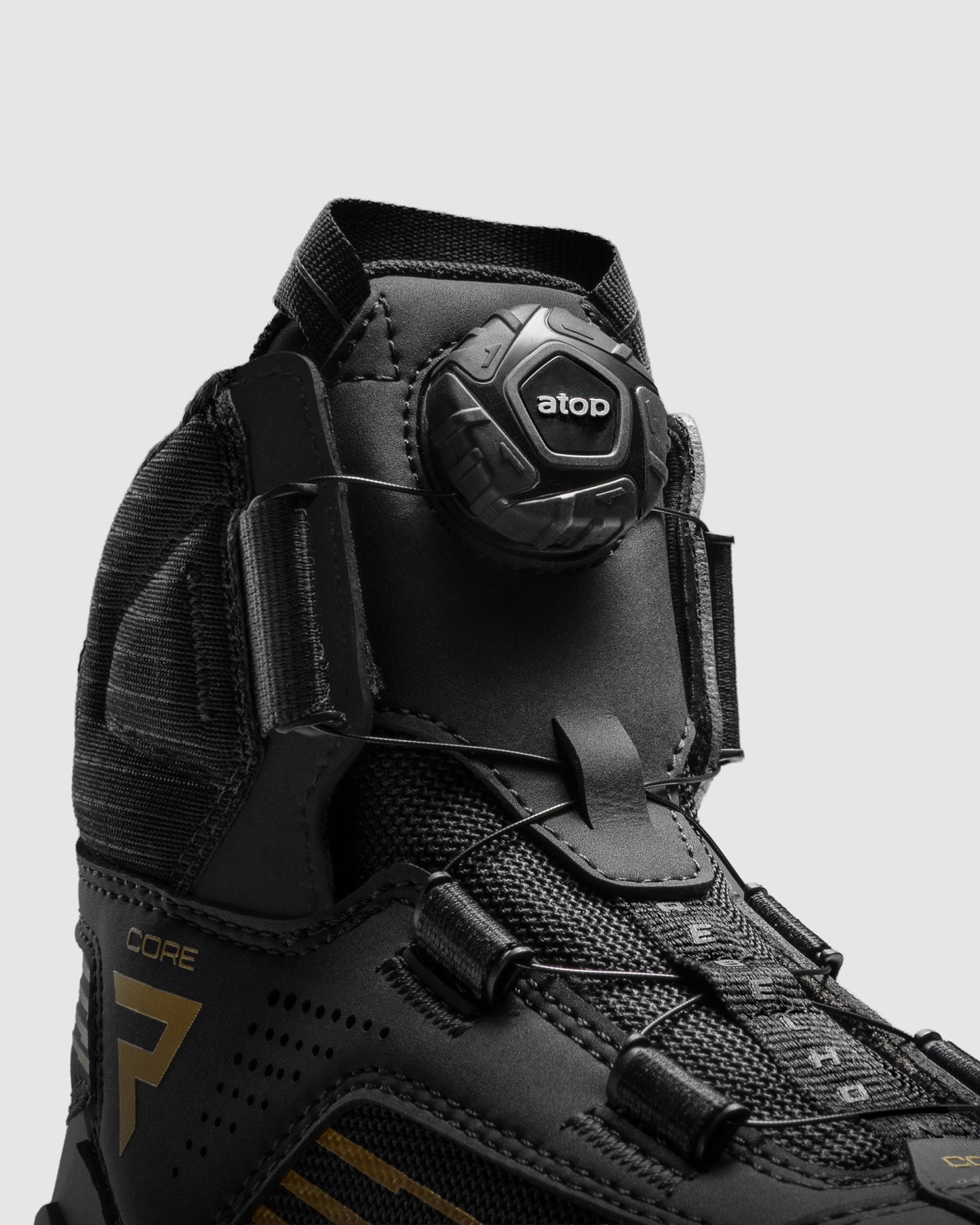 Core Motorcycle Boots Gold