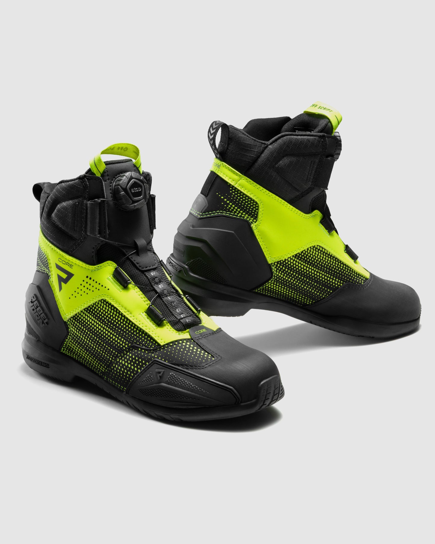 Core Motorcycle Boots Yellow