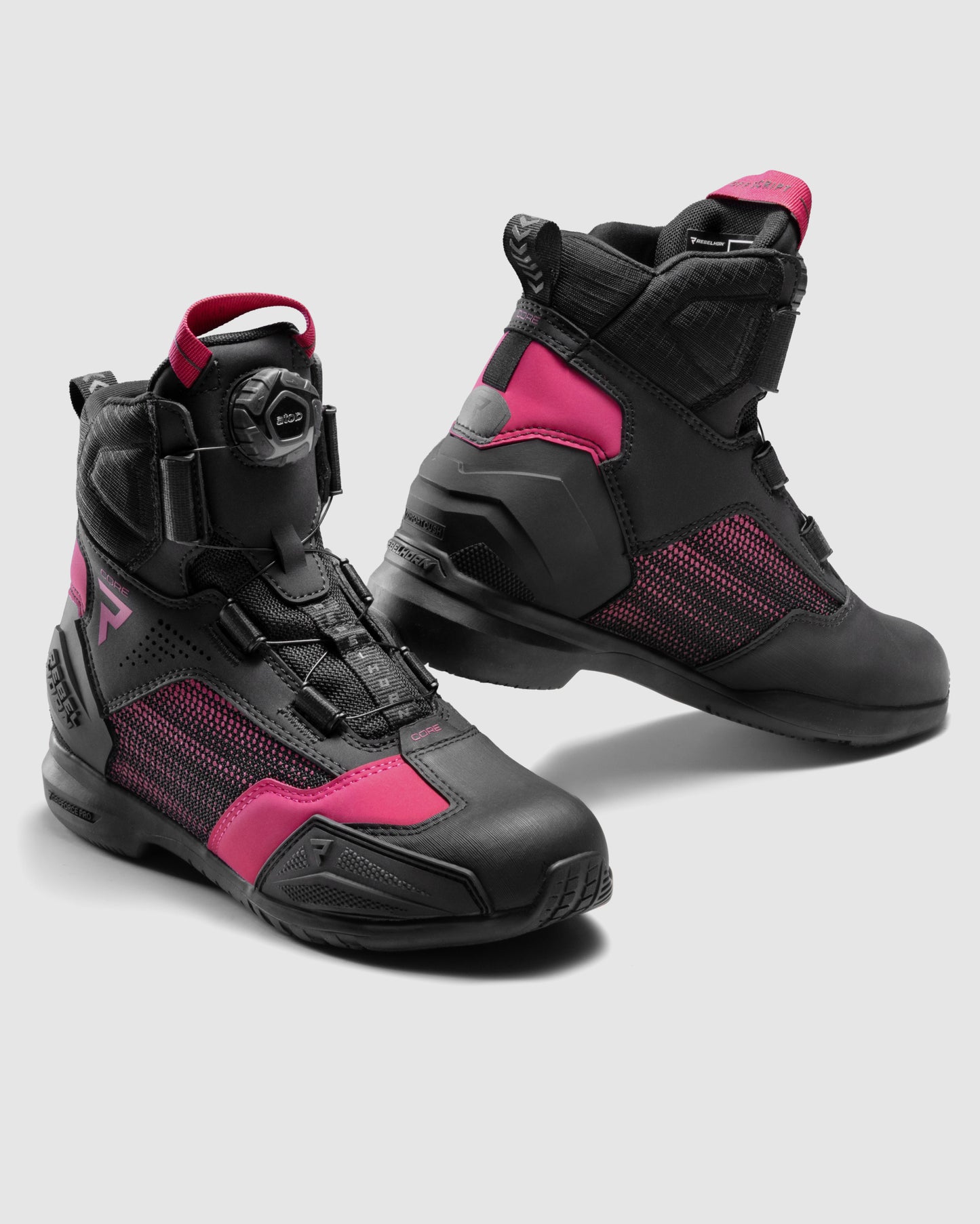Core Motorcycle Boots Pink