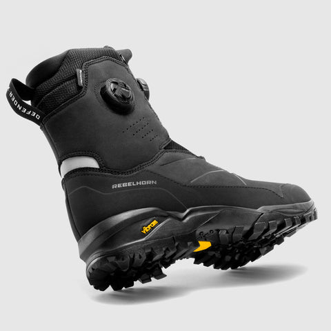 Rebelhorn Defender X Black Motorcycle Boots