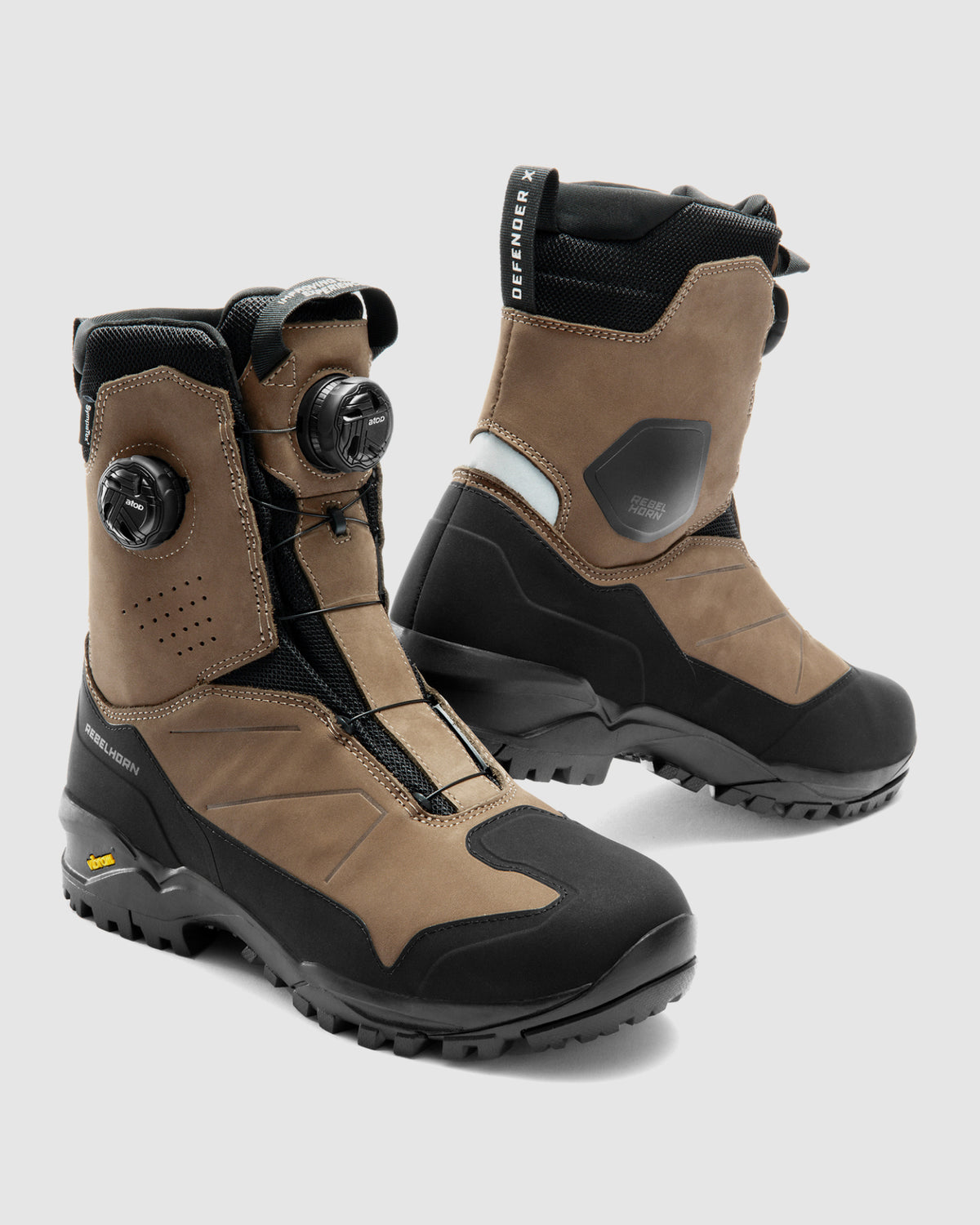 Defender X Motorcycle Boots Desert | Rebelhorn Official