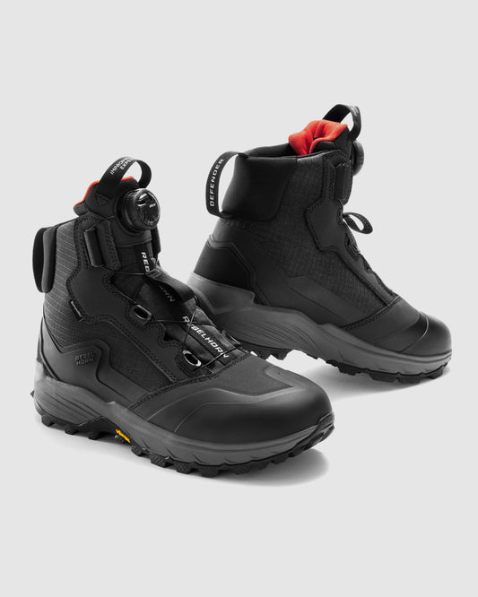 Defender Motorcycle Boots Black