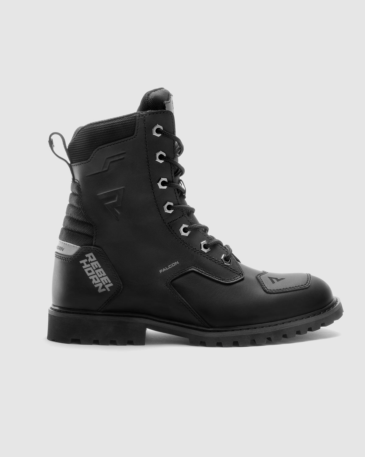 Falcon Motorcycle Boots Black