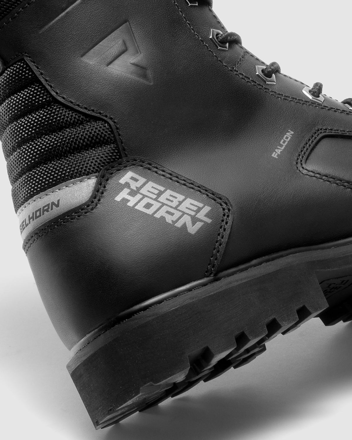 Falcon Motorcycle Boots Black