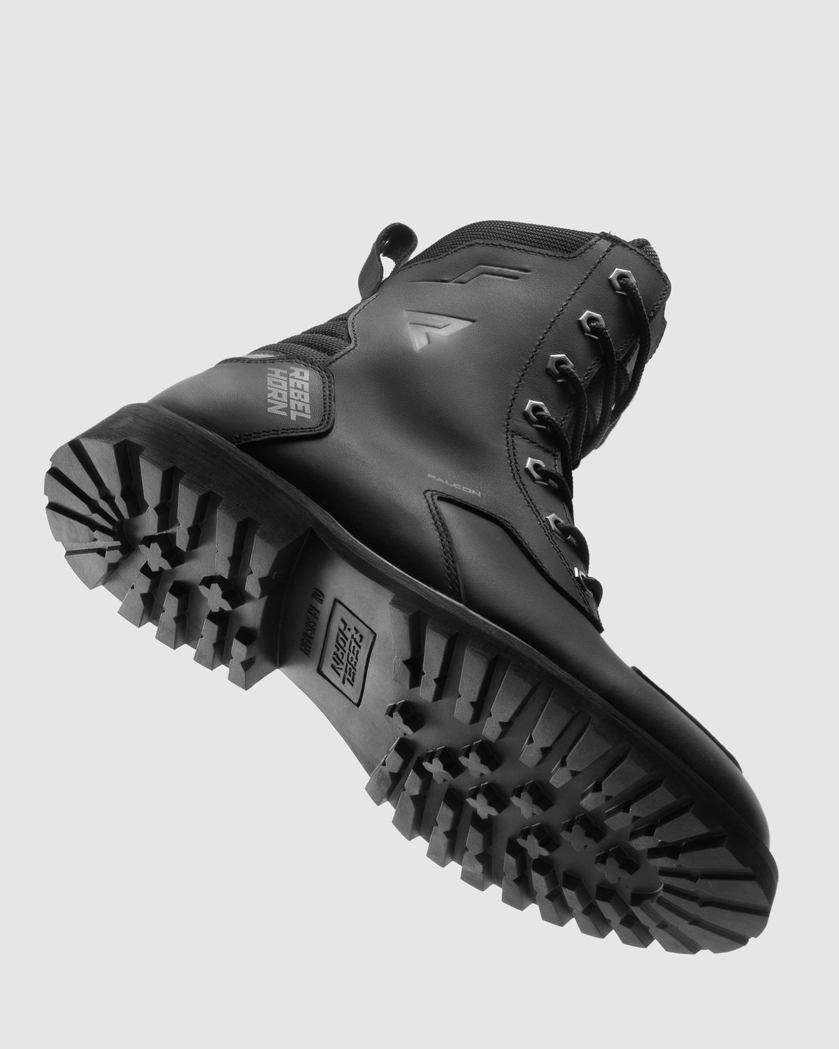 Falcon Motorcycle Boots Black