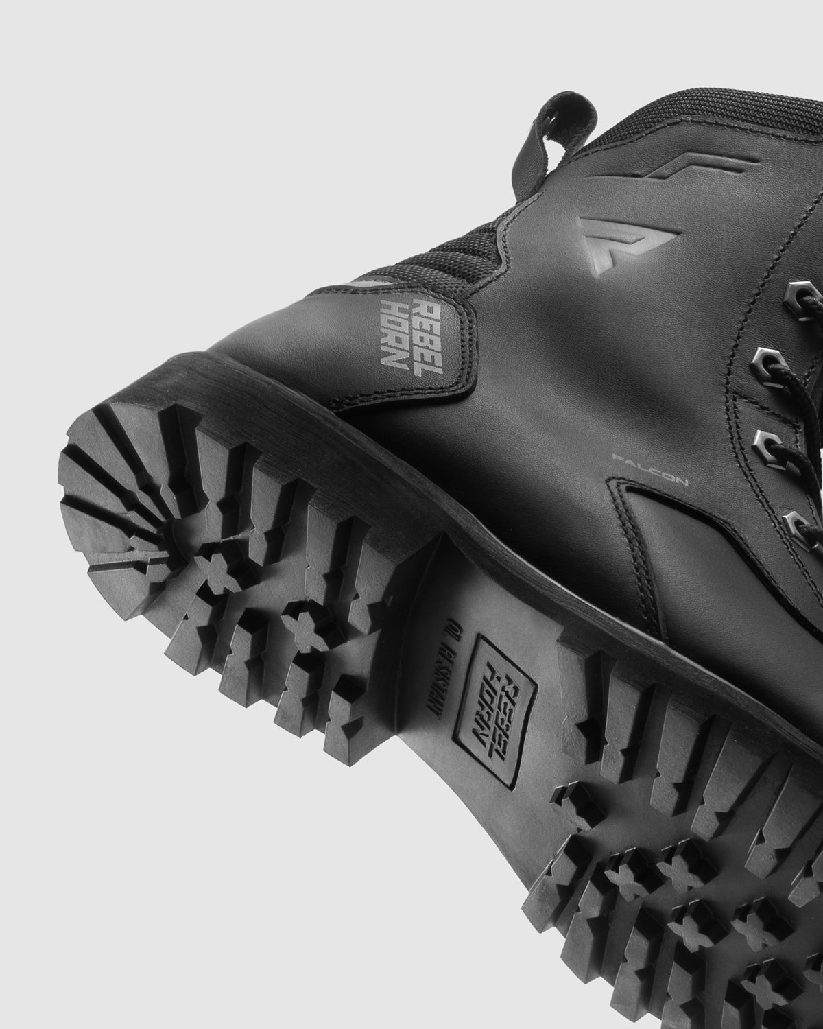 Falcon Motorcycle Boots Black