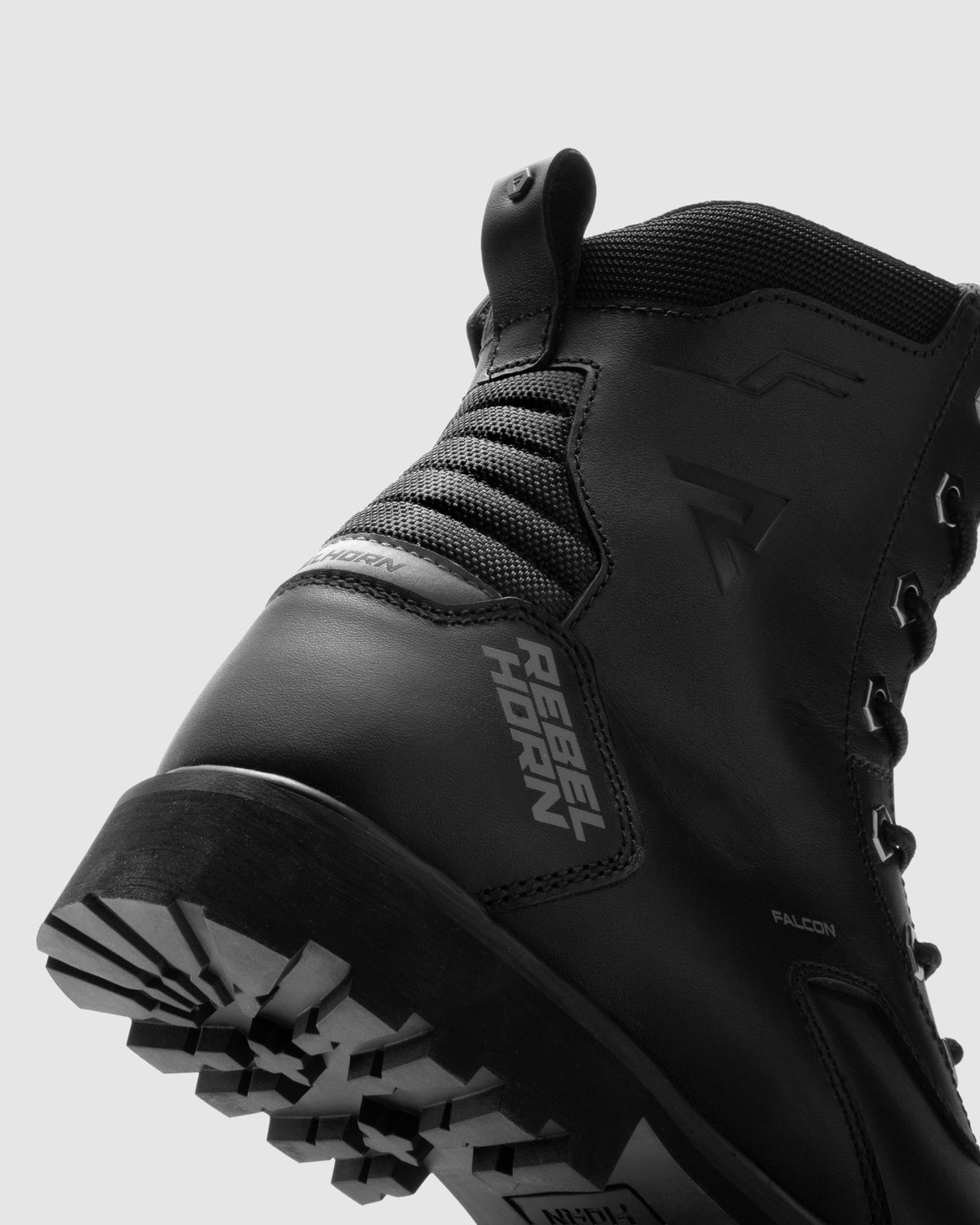 Falcon Motorcycle Boots Black