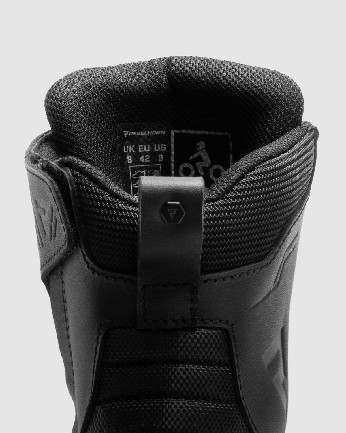 Falcon Motorcycle Boots Black