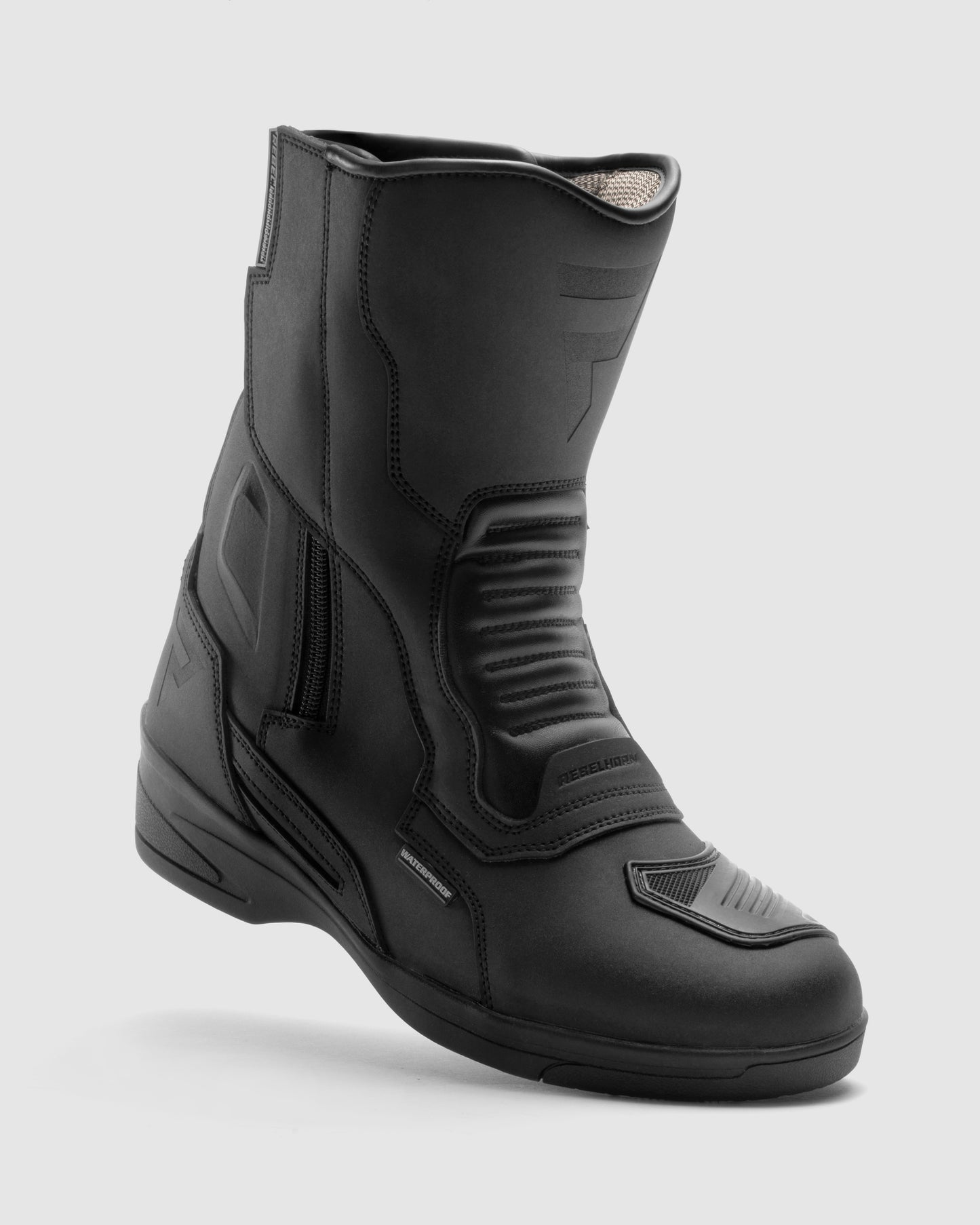 Scout High Heel Women’s Motorcycle Boots Black
