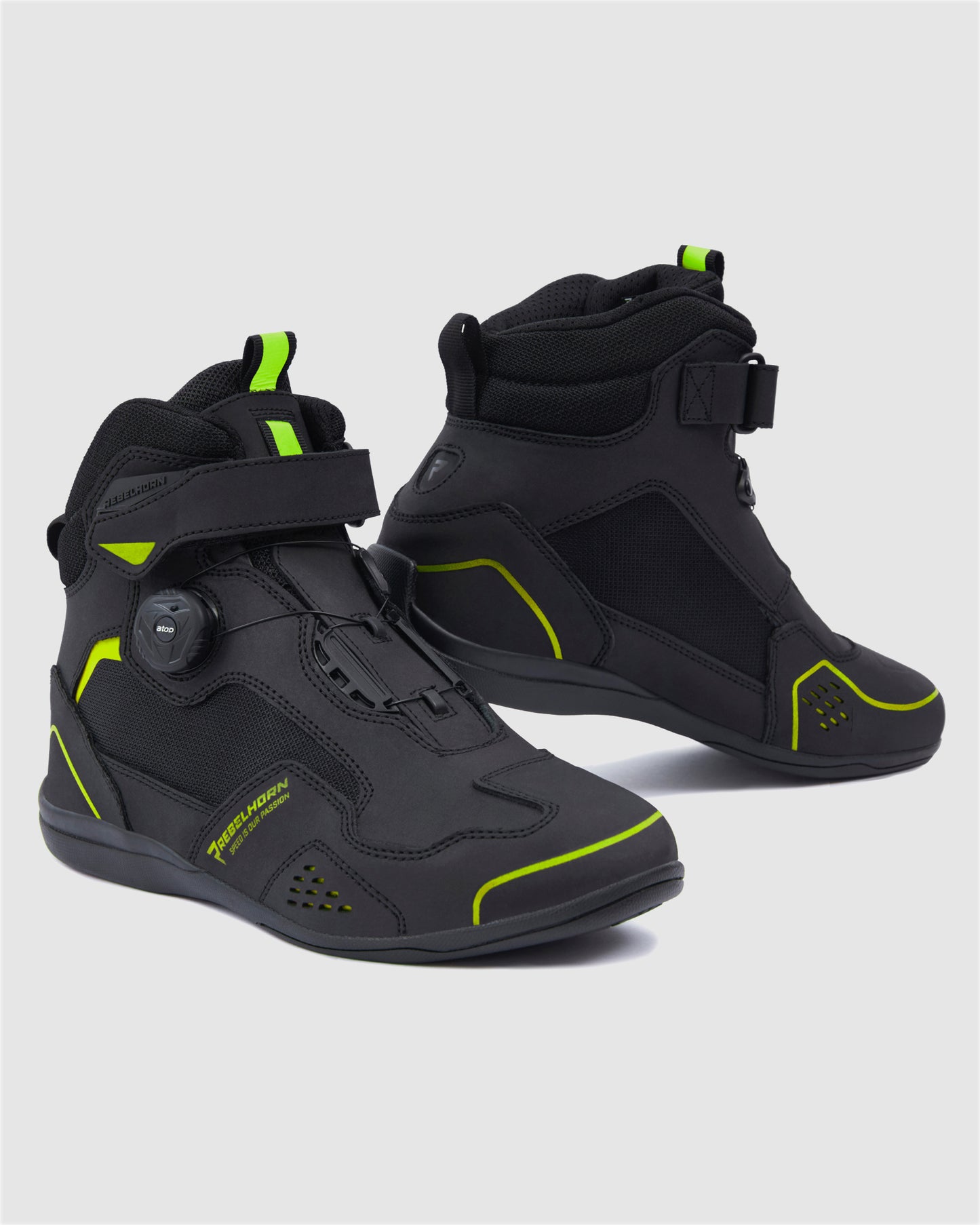 Spark II Motorcycle Boots Fluo Yellow