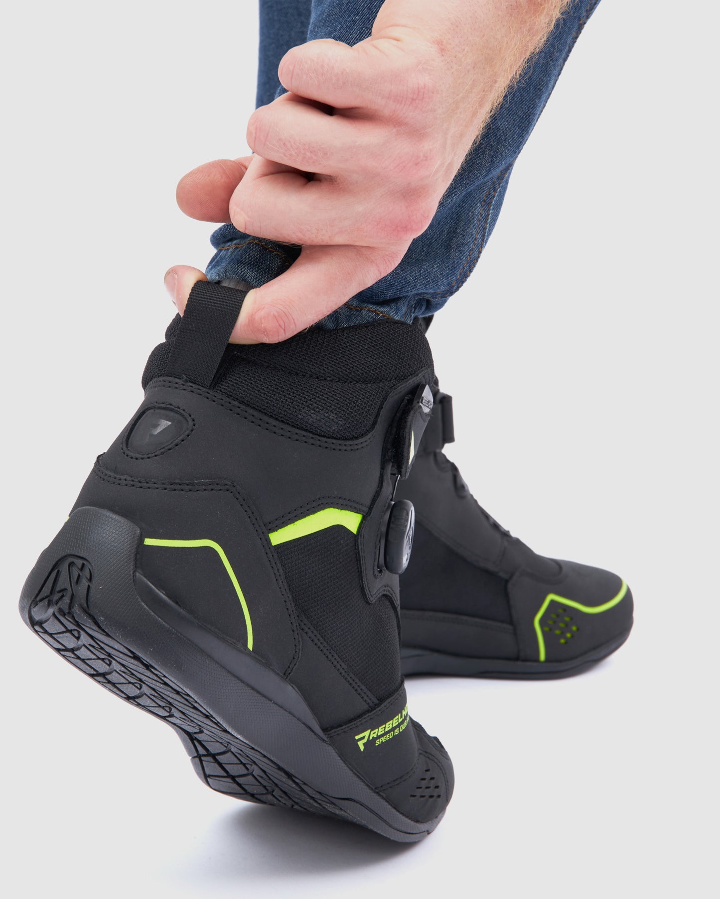 Spark II Motorcycle Boots Fluo Yellow