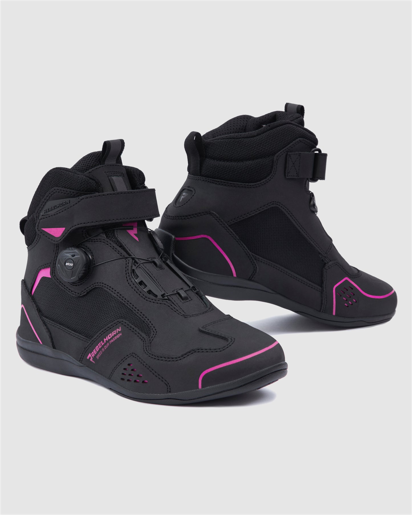 Spark II Women's Motorcycle Boots Pink