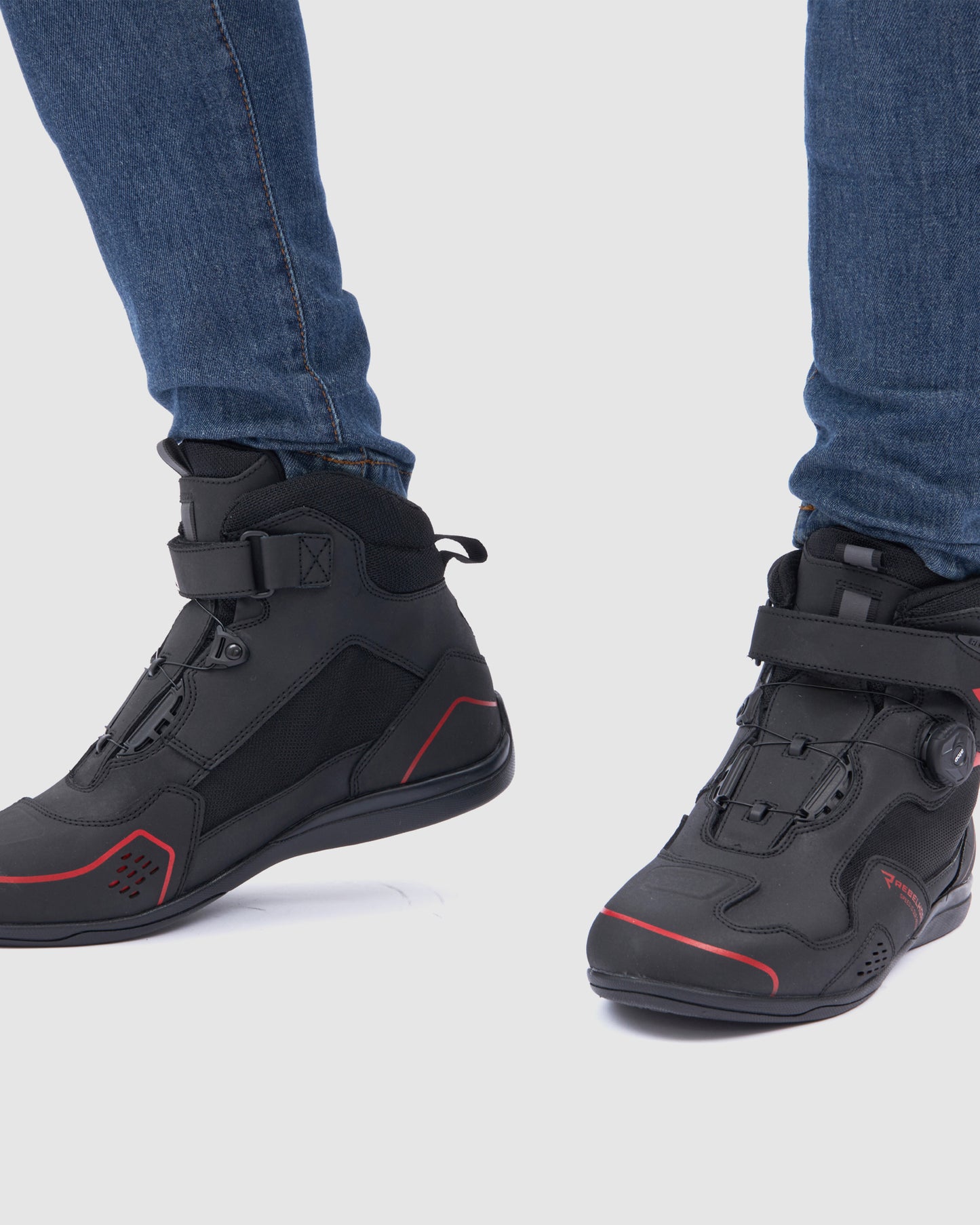 Spark II Motorcycle Boots Red