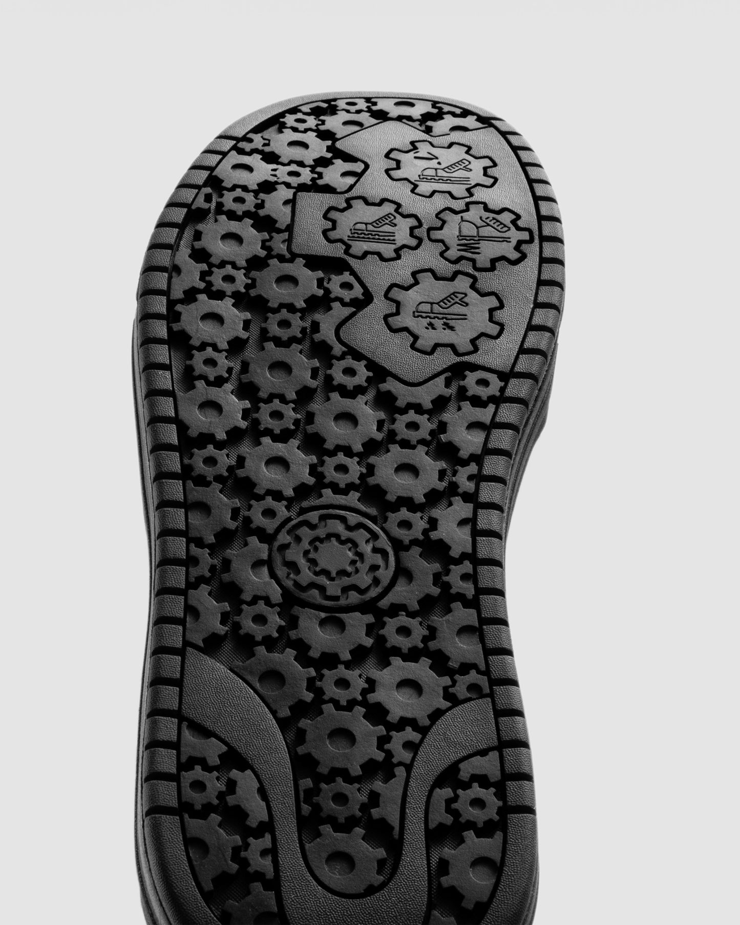 Spike Motorcycle Boots Black