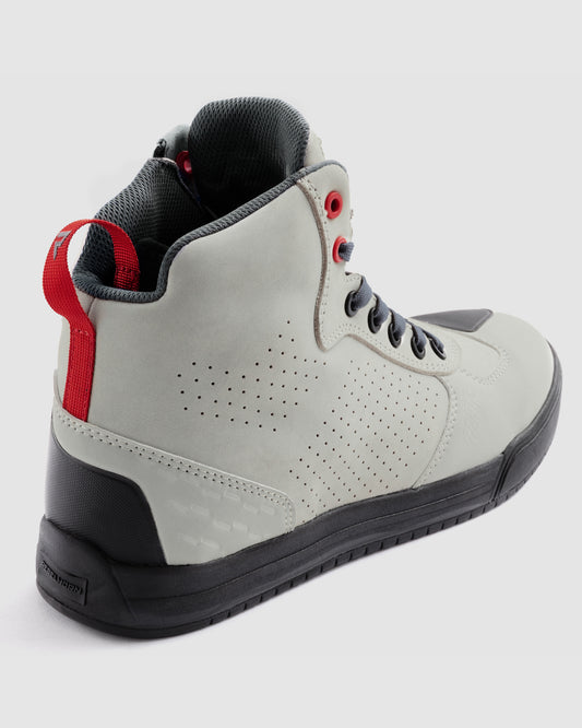 Spike Motorcycle Boots Grey