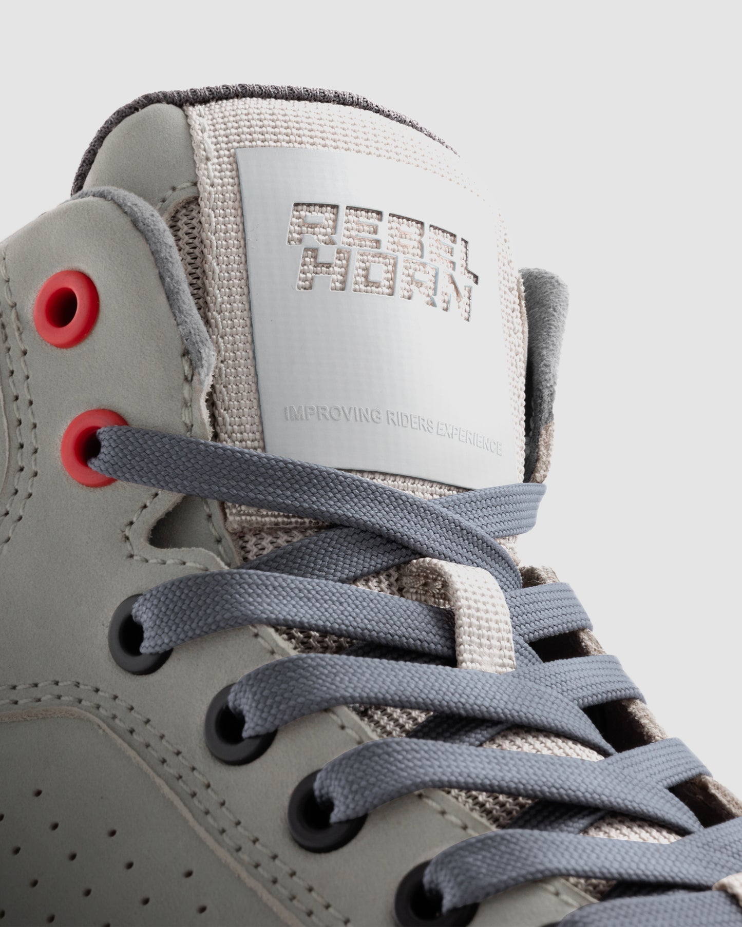 Spike Motorcycle Boots Grey