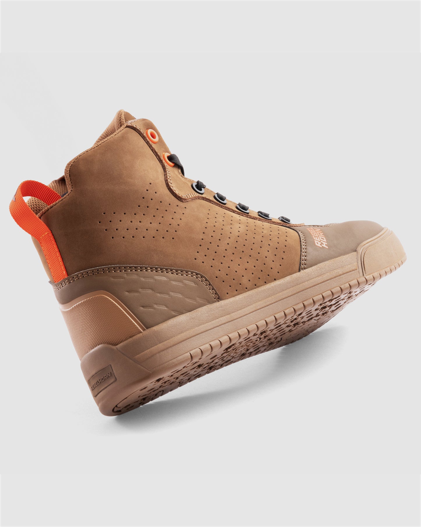 Spike Motorcycle Boots Brown