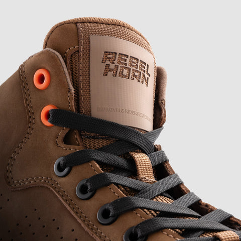 Rebelhorn Spike Brown Motorcycle Boots