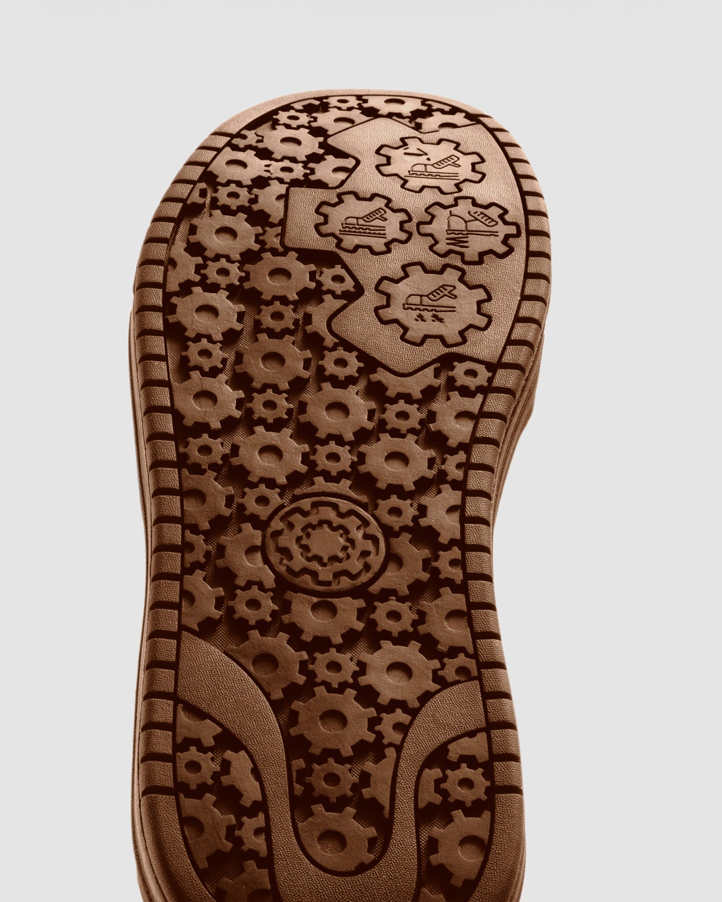 Spike Motorcycle Boots Brown