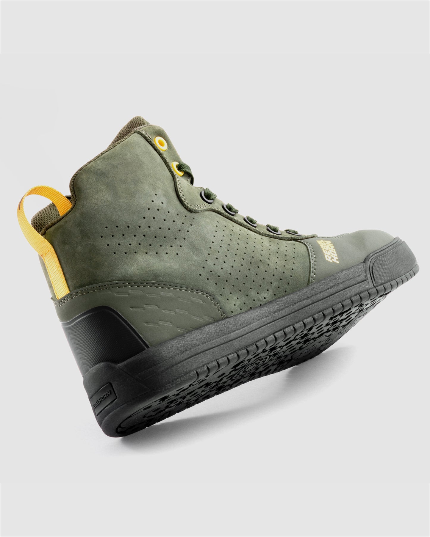 Spike Motorcycle Boots Olive