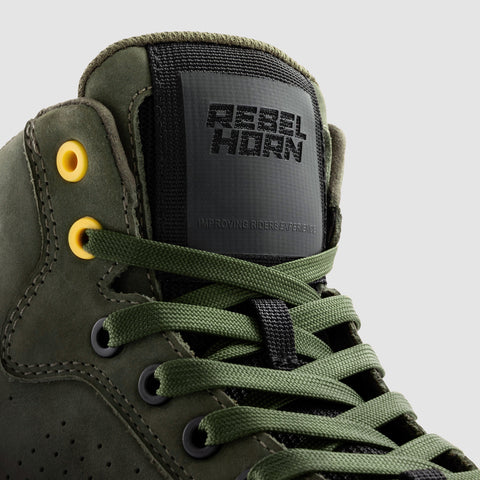 Rebelhorn Spike Olive Motorcycle Boots