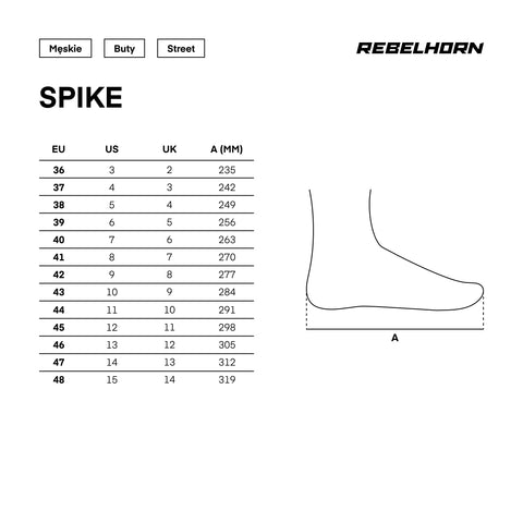 Rebelhorn Spike Black Motorcycle Boots