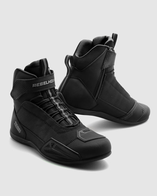Swift Motorcycle Boots Black