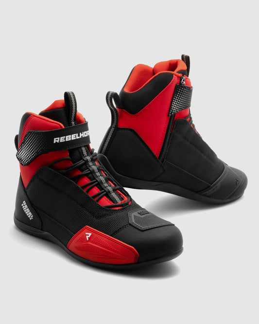 Swift Motorcycle Boots Red