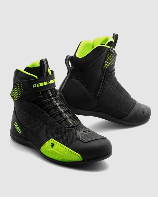 Swift Motorcycle Boots Fluo Yellow