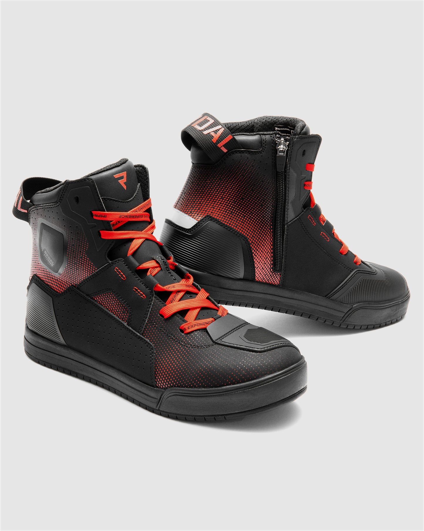 Vandal II Motorcycle Boots Red