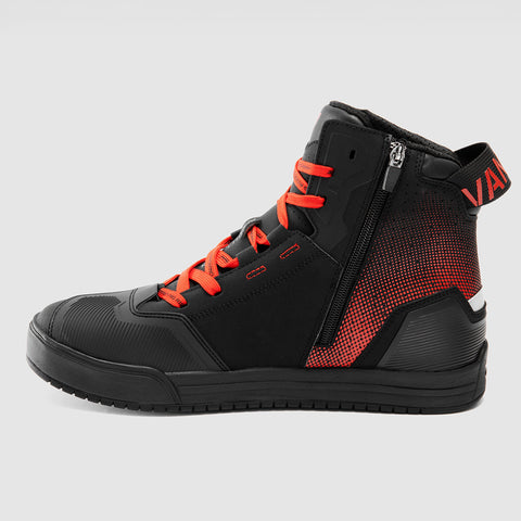 Rebelhorn Vandal II Black/Red Motorcycle Boots