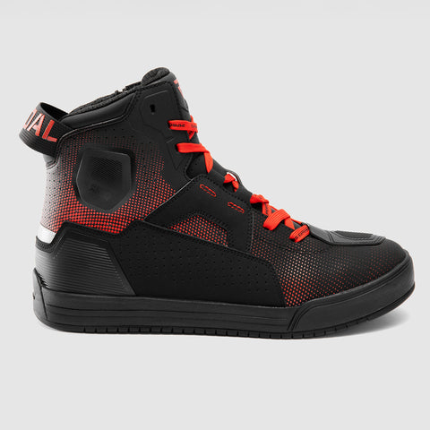 Rebelhorn Vandal II Black/Red Motorcycle Boots