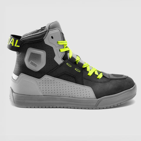 Rebelhorn Vandal II Black/Grey/Fluo Yellow Motorcycle Boots