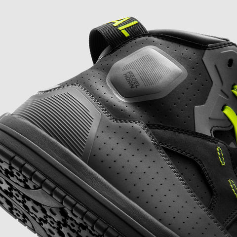 Rebelhorn Vandal II Black/Grey/Fluo Yellow Motorcycle Boots