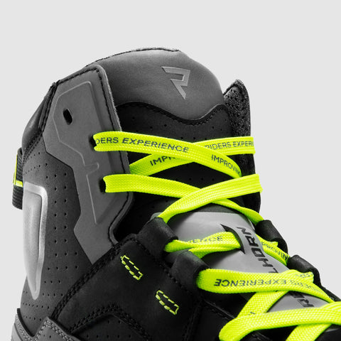 Rebelhorn Vandal II Black/Grey/Fluo Yellow Motorcycle Boots